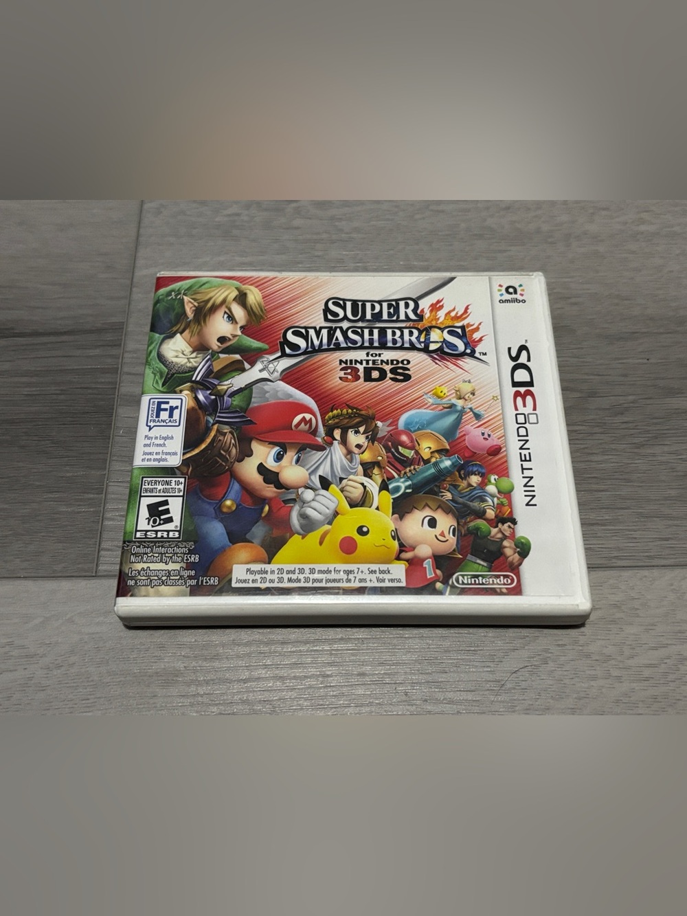 Nintendo Super Smash Bros. for Nintendo 3DS - White Case with Cover Art